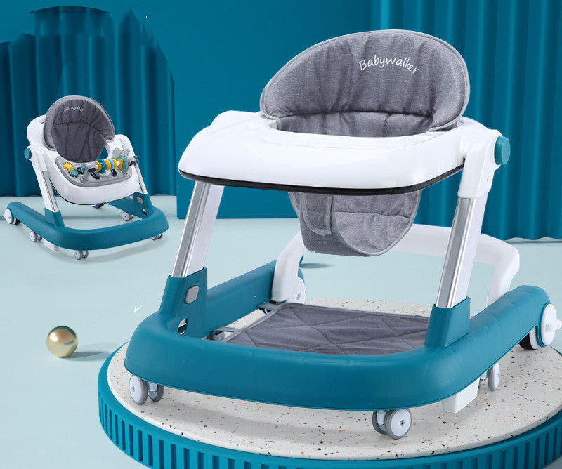 Trotteur bebe fun multifonction avec patin anti chute et anti retournement